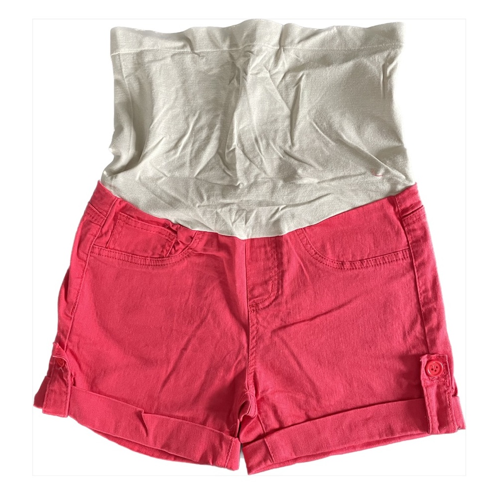 Bella Vida Maternity Shorts Red Size S 3” inseam